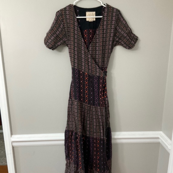 Ace&Jig Ellis dress in Mardi Gras/Calico, sz S - Picture 1 of 9